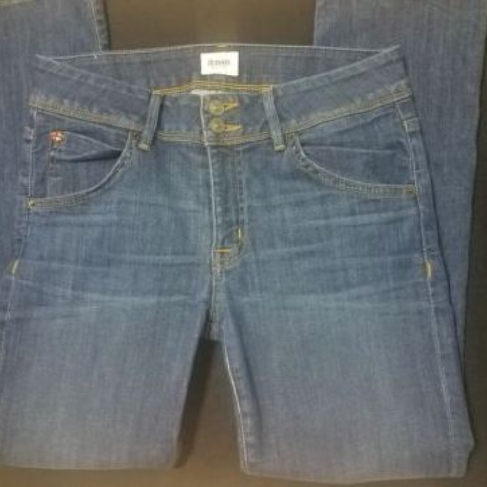 Hudson Beth Mid-Rise Crop Baby Boot Jeans Sz 27